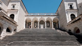 Montecassino Abbey  The Birthplace of Monasticism in Europe [upl. by Girish815]