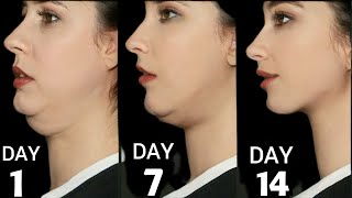 Get rid of fat under the sky line and neck in 10 minutes [upl. by Eltotsira]