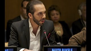 Discurso de Nayib Bukele en la ONU [upl. by Enytnoel]