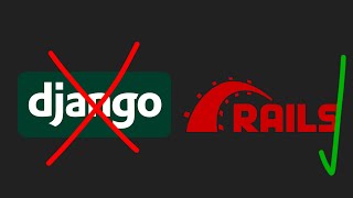 Ruby on Rails VS Django [upl. by Esahc]