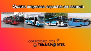 Quatro empresas de ônibus do Estado do Rio de Janeiro Aspectos em comum [upl. by Skelton]