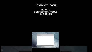 How to connect RTV tool in aconex [upl. by Ecnaret]