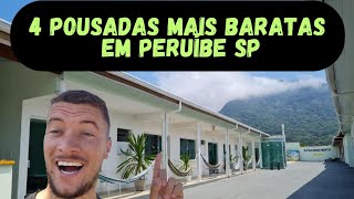 4 POUSADAS MAIS BARATAS NO CENTRO DE PERUIBE LITORAL SP  LUGAR PARA RELAXAR PERUIBE SP [upl. by Atsillak]