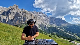 Deep House Mix from Passo Gardena  Dolomites in Italy [upl. by Alian]