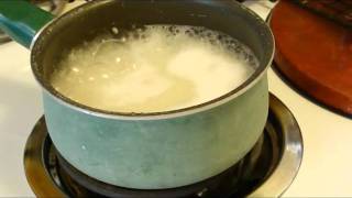 Back to Basics How to cook rice on the stove with my mom [upl. by Leicam]