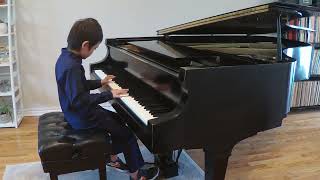 Blake age 8 plays Kirchner Miniature in G Major Op 62 No 2 [upl. by Ronda]