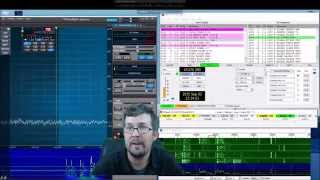 WSJTX JTALERT X FLEX6300 FLEXRADIO Demo JT9 JT65 [upl. by Namrehs]