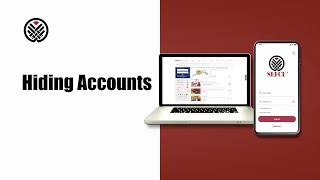 SEFCU Digital Banking  How To HidingShowing Accounts [upl. by Hairem]