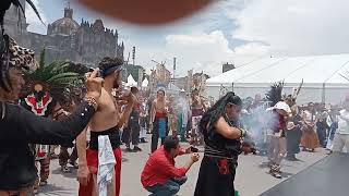 699 Aniversario fundación de la Gran Tenochtitlan Zócalo CDMX 2024 [upl. by Aramas]