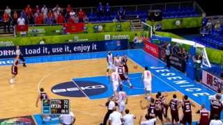 Highlights MontenegroLatvia EuroBasket 2013 [upl. by Ecerehs825]