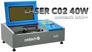 LASER CO2  OMTECH K40 Unboxing [upl. by Danit]