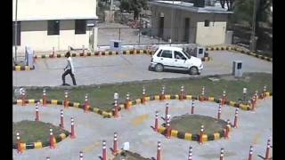 Demo of LMV Car Driving test in GandhinagarGujarat 1 4 [upl. by Marcelline]