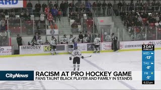 Hockey player and his family driven from arena by racist fans [upl. by Freddi]