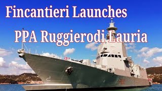 Fincantieri Launches Sixth PPA Ruggierodi Lauria For Italian Navy [upl. by Peria]