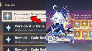 CONFIRMED Freemogems Rewards in Version 42 for F2P Players Free 4stars  Genshin Impact 42 [upl. by Mchugh]