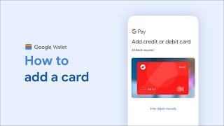 How to add a card to Google Wallet [upl. by Artaed]