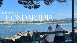 🇪🇸스페인 유학생 브이로그ㅣ스페인과 프랑스 국경 도시 Hondarribia 당일치기 여행 vlogㅣ스페인 북부 감성 투어 amp 핀초스 [upl. by Orimar201]