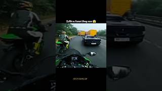 Zx10r vs Ferrari drag😱Ninja zx10r top speed💚superbike vs supercar zx10rdragraceshortsferrari [upl. by Daye515]