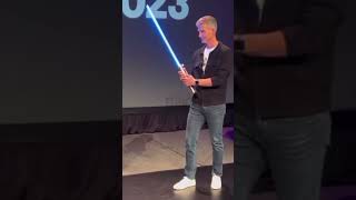 Turning Off Disney’s Retractable Lightsaber [upl. by Stearns]