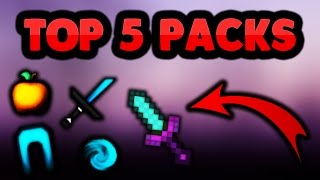 TOP 5 PVP TEXTURE PACKS  Minecraft 18  Chrom [upl. by Whatley391]