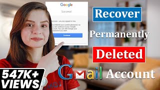 How to Recover a Permanently Deleted Gmail Account 2 Ways for Gmail Account Recovery [upl. by Hughett]