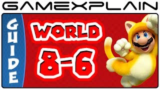 Super Mario 3D World  World 86 Green Stars amp Stamp Locations Guide amp Walkthrough [upl. by Nnylidnarb]