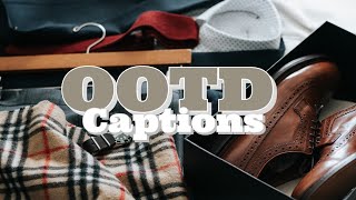 CAPTIONS FOR OOTD  CLASSY CAPTIONS  OOTD CAPTIONS FOR INSTAGRAM [upl. by Berthold251]