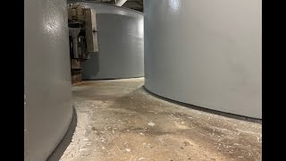 Polysulfide Sealant Tank Chime on FDA coated tanks in a malt facility [upl. by Oniotna]