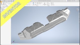 Crossbeam Part 1  Inventor 2020 Training  Surfaces [upl. by Sharon433]