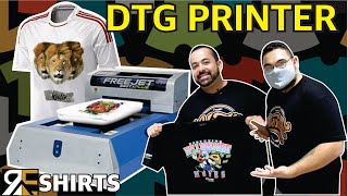 FREEJET 330 DTG PRINTER  OMNIPRINT [upl. by Annawat595]