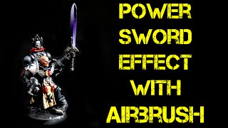 How to Create a Power Sword Effect with an Airbrush [upl. by Aidua]