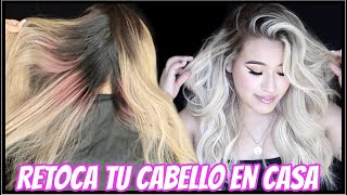 NO GASTES MAS  RETOCA TU CABELLO EN CASA SIN MALTRATARLO TUTORIAL PASO A PASO [upl. by Krys]