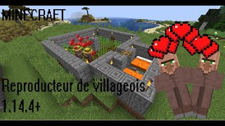 MINECRAFT  Reproducteur de villageois 1144 et 115 Super simple Super efficace [upl. by Arbed]