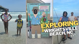 BEACH DAY VLOG EXPLORING WRIGHTSVILLE BEACH  WILMINGTON NC [upl. by Pooh]