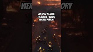 Historic Natural Disasters  Severe Weather History wildfire earthquake weatherhistory storms [upl. by Isnam286]