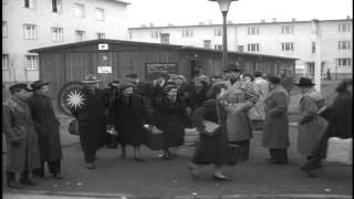 Scenes at a Displaced Persons Camp in Germany Persons show identification as theHD Stock Footage [upl. by Nordin]