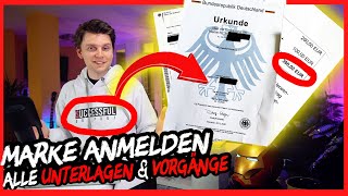 Eigene Marke anmelden OHNE Anwalt  Alle Unterlagen Marken Recherche Schritt für Schritt Tutorial [upl. by North]