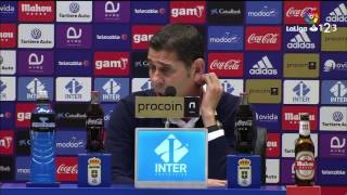 Rueda de prensa de Fernando Hierro tras el Real Oviedo vs Nástic 10 [upl. by Pellikka]