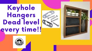 Simple trick for Keyhole Hangers  Perfect shelf hanging every time Dead Level Reno Part 1 [upl. by Tibold227]