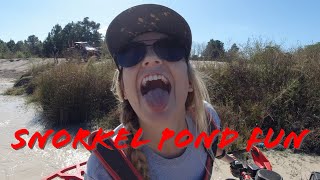 Snorkel Pond Fun November Rides 2020 Part 2 [upl. by Aierdna143]