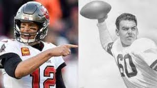 Quarterbacks that won 3 or more championships  Tom Brady is tied with Otto Graham with 7 [upl. by Innad583]