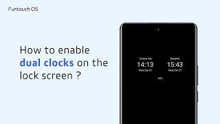 How to enable dual clocks on the lock screen？ [upl. by Corly390]