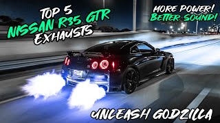 Top 5 Nissan R35 GTR Exhausts [upl. by Emilee]