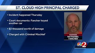 St Cloud High School principal arrested for keying car at Publix [upl. by Akalam]