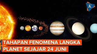 Fenomena 5 Planet Sejajar 24 Juni 2022 Seperti Apa Tahapannya [upl. by Jamila674]