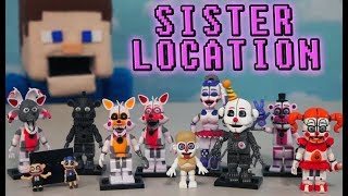 Five Nights at Freddys Mcfarlane Toys Complete Sister Location Fnaf Figures Checklist [upl. by Herod]