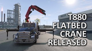 T880 Flatbed Crane Released  BeamNGdrive [upl. by Adonis29]