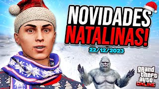 O MELHOR NATAL QUE O GTA ONLINE JÁ TEVE muita coisa  NOVIDADES SEMANAIS NATALINAS 21122023 [upl. by Aleahc494]