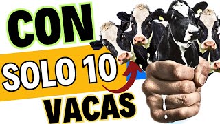 💰 El mejor NEGOCIO es la LECHERIA SEMIESTABULADA empiece su riqueza con SOLO 10 VACAS 🤩 [upl. by Eeram167]