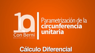 B11 2 Parametrización de la circunferencia unitaria Ej [upl. by Notsek]